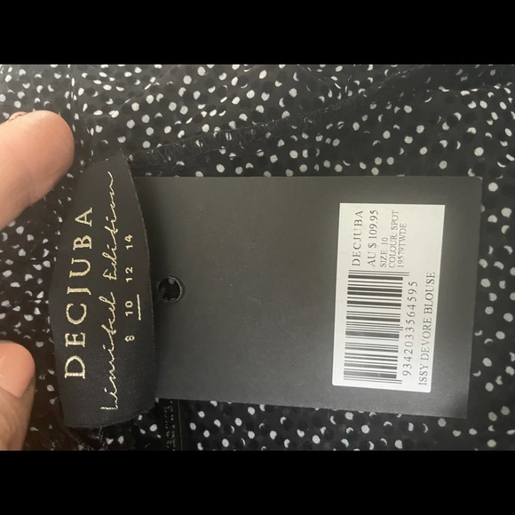 Decjuba limited edition blouse size 10 BNWT - Picture 2 of 5